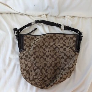 Vintage Tan /Brown Coach Hobo Bag